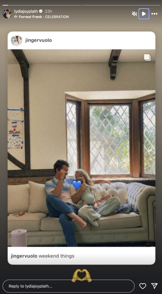 Lydia Plath Instagram Stories